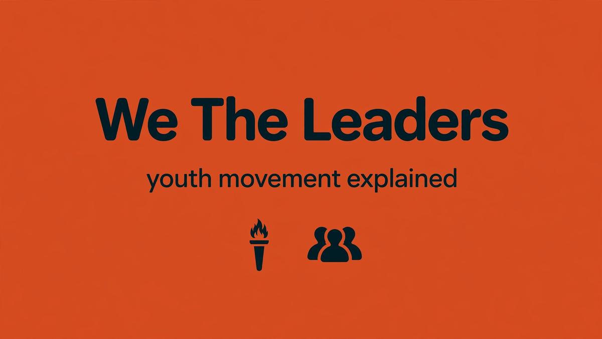 We The Leaders, Annamalai Party Movement | wetheleaders.org Hero Image